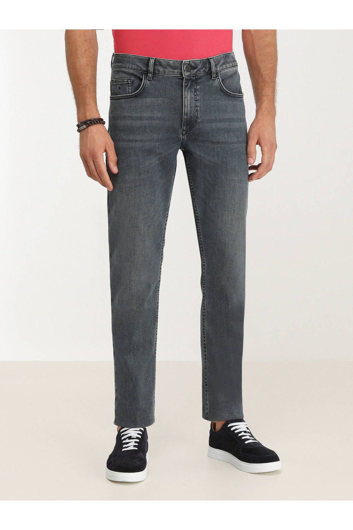 Kip Erkek Minimalist Jean Pantolon - Regular Fit - Günlük Secondary image