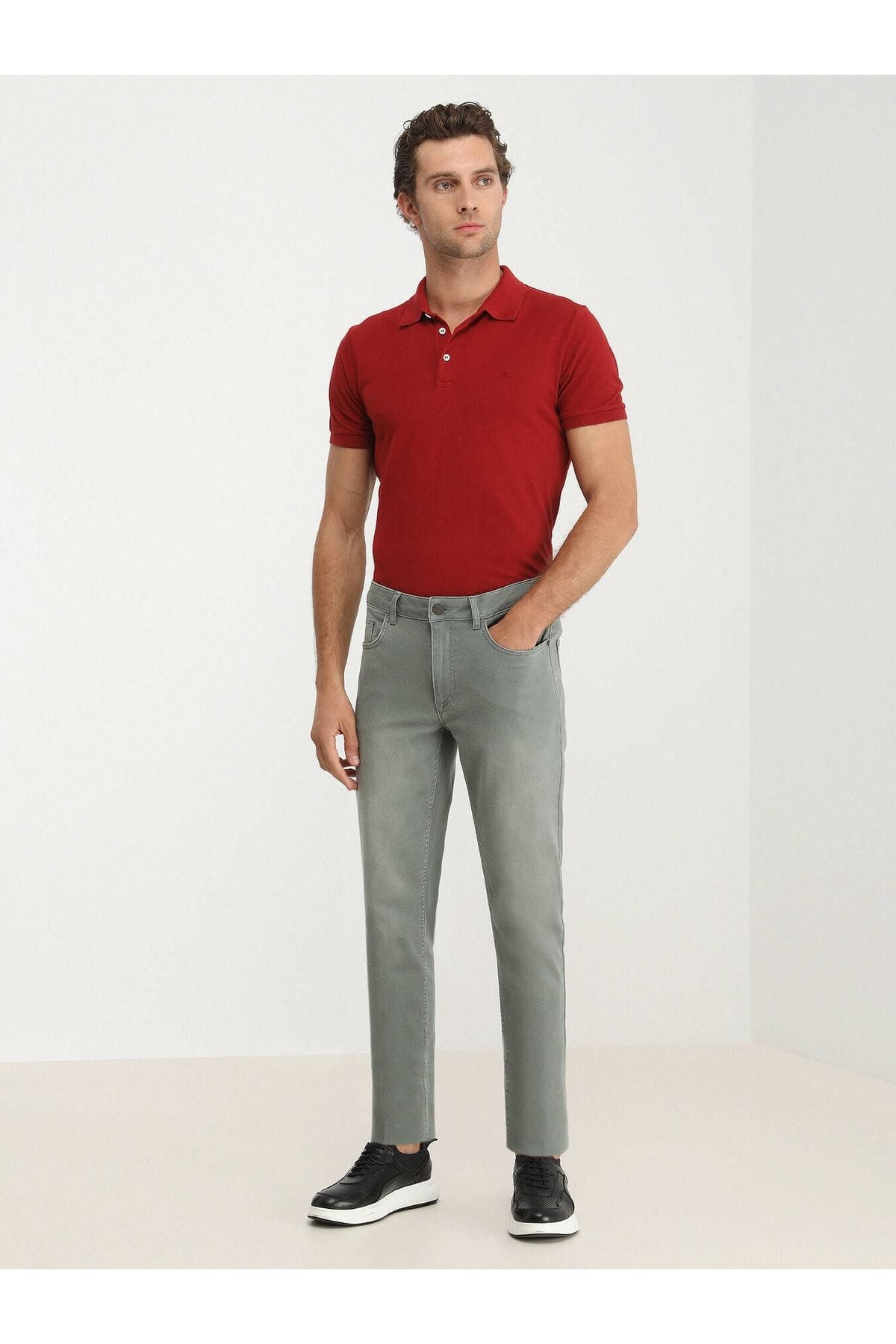 Kip Erkek Slim Fit Jean Pantolon - Minimalist Günlük Stil Main image