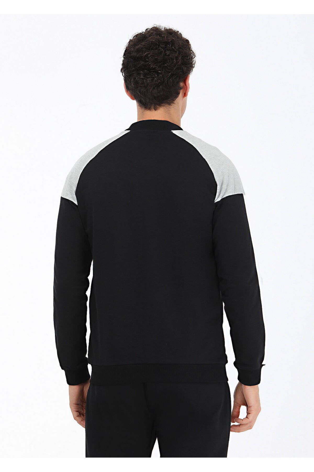 Kip Erkek Oversize Fermuarlı Sweatshirt - Minimalist Spor Tarzı