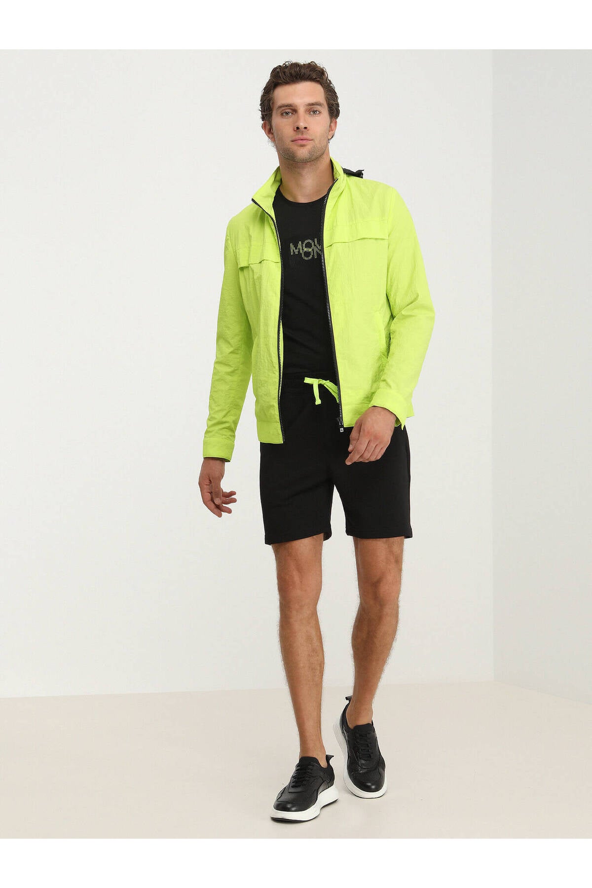 Kip Erkek Oversize Neon Sweatshirt - Minimalist Stil Main image