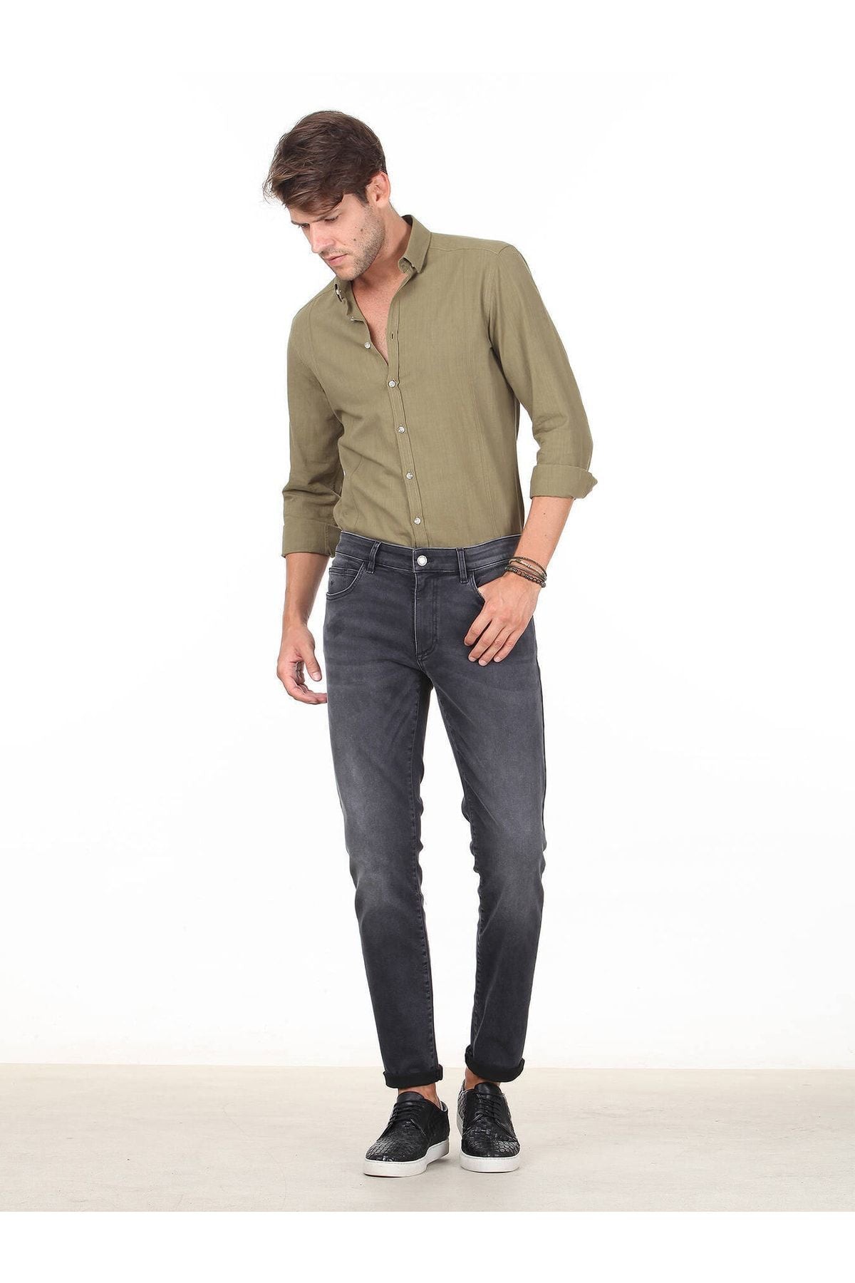 Kip Erkek Slim Fit Jean Pantolon - Minimalist Günlük Tarz Main image