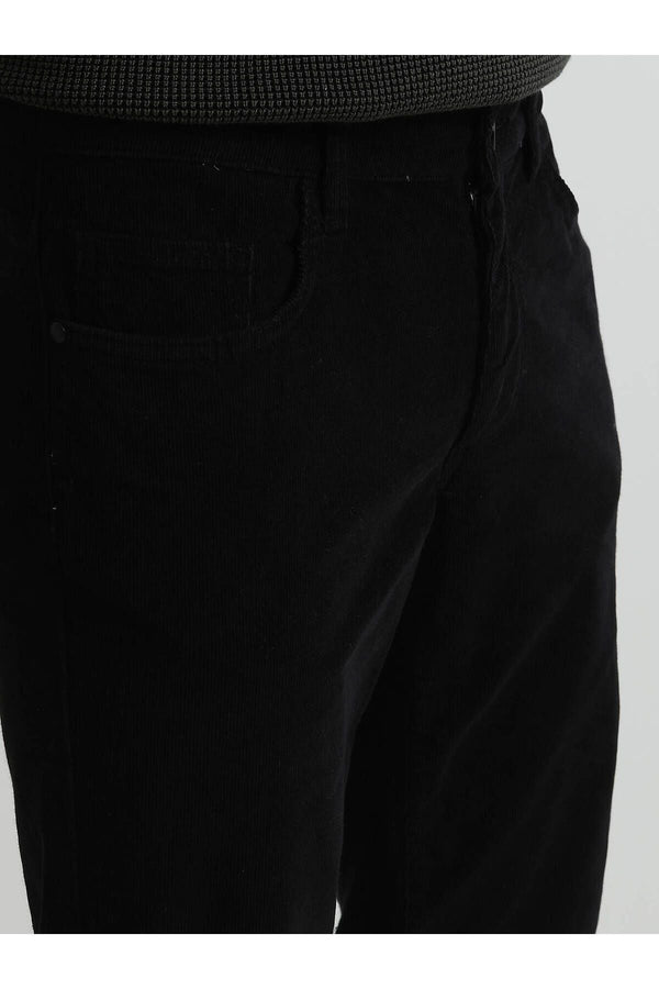 Kip Erkek Slim Fit Korduroy Pantolon - Minimalist Günlük Stil