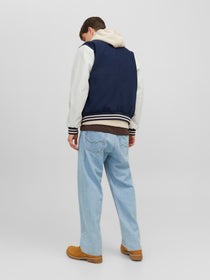 Jack&Jones Oversize Vintage Erkek Beyzbol Mont - Günlük Stil