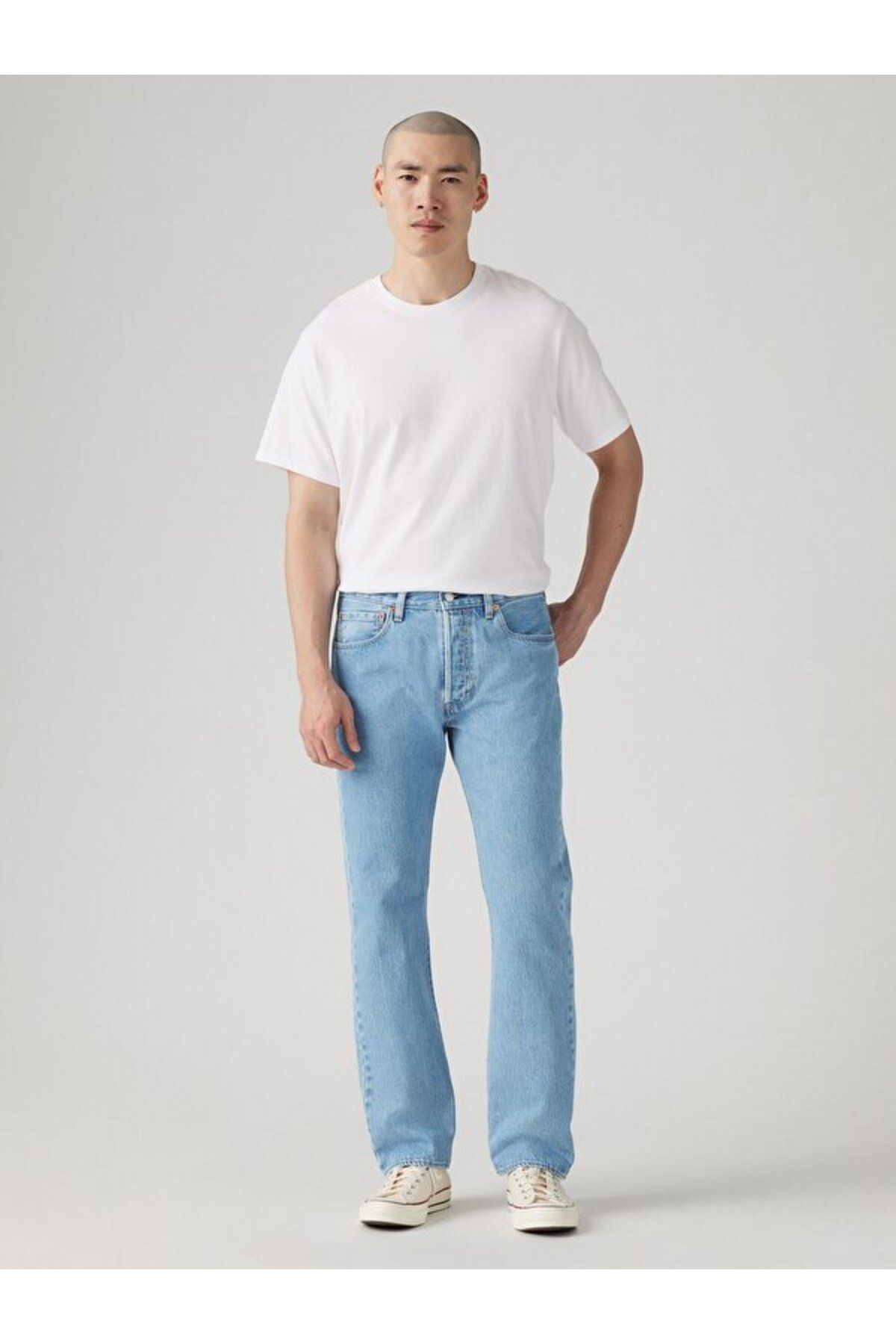 Levi's Erkek 501 Regular Fit Kot Pantolon - Minimalist Vintage Stil - Günlük Kullanım Main image