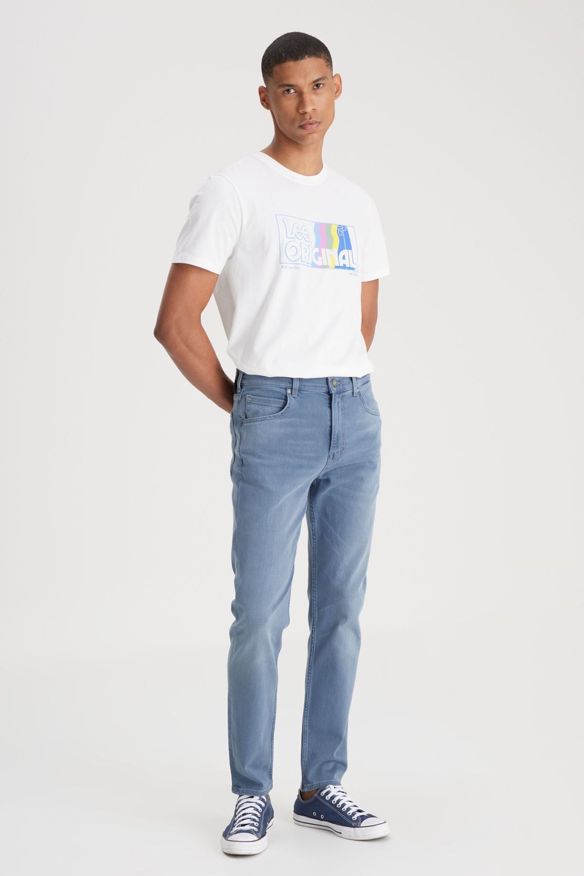 Lee Erkek Slim Fit Jean Pantolon - Günlük Kullanım