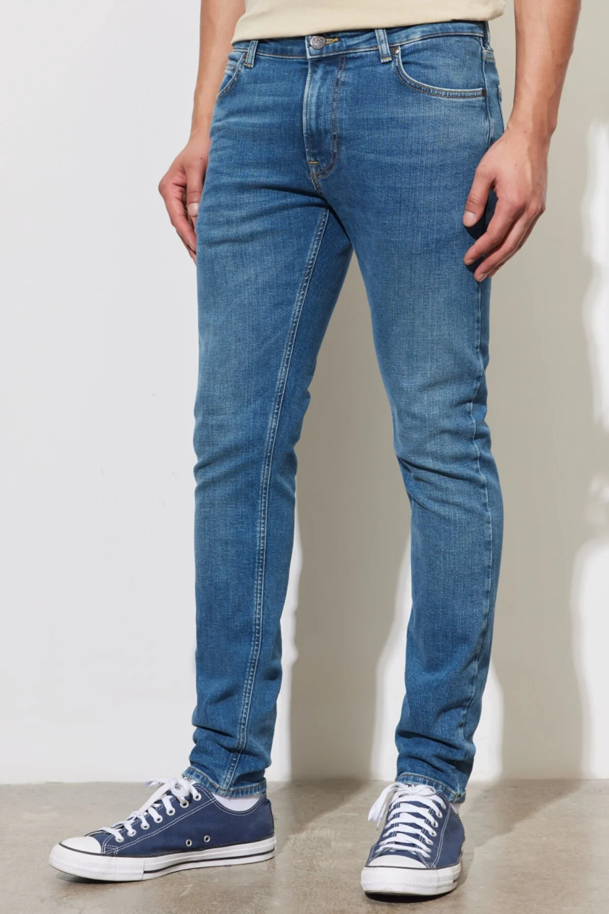 Lee Erkek Slim Fit Dar Paça Jean Pantolon - Günlük Kombinleriniz İçin Main image