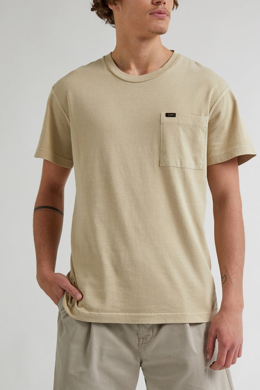 Lee Erkek Oversize Minimalist Cep Detaylı Tişört - Günlük Stil
