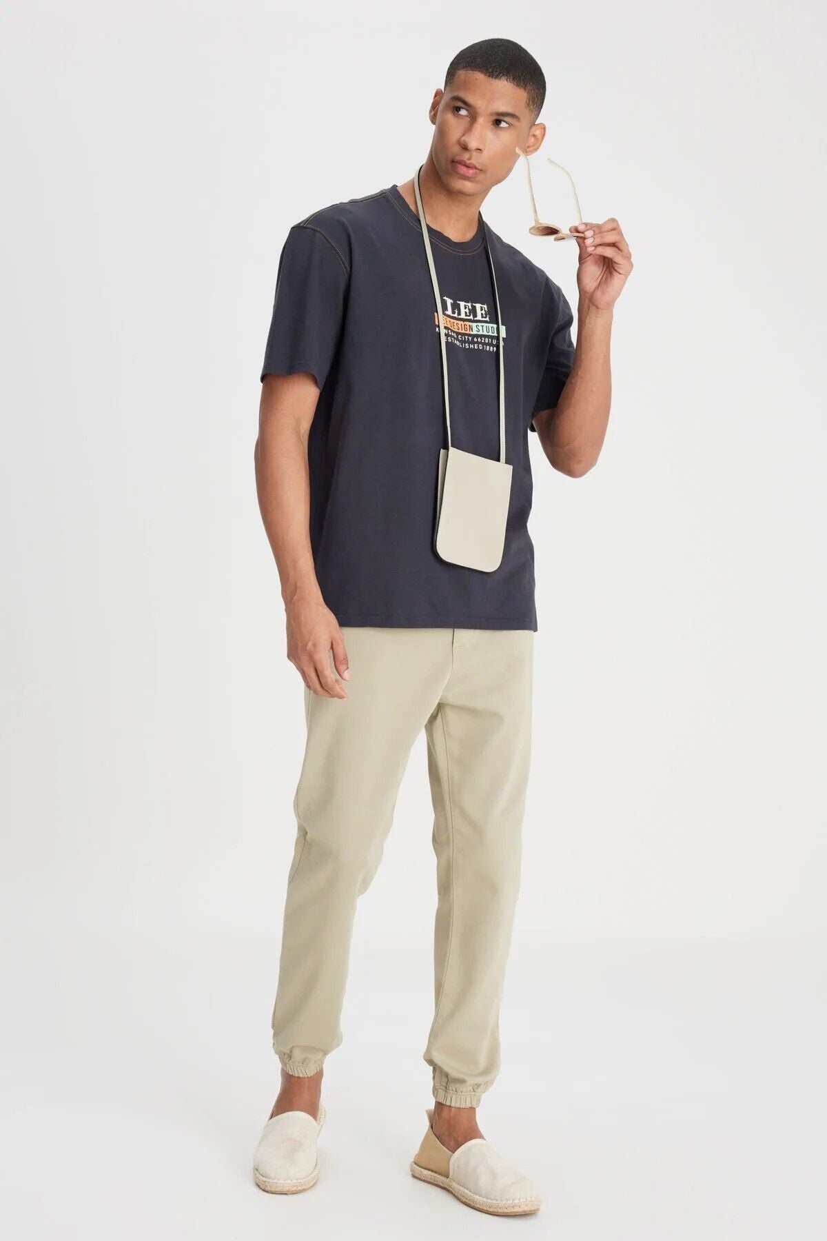 Lee Erkek Minimalist Jogger Pantolon - Rahat & Şık Günlük Main image