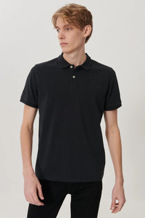 Lee Erkek Polo Yaka Kısa Kol T-Shirt - Minimalist Günlük Stil