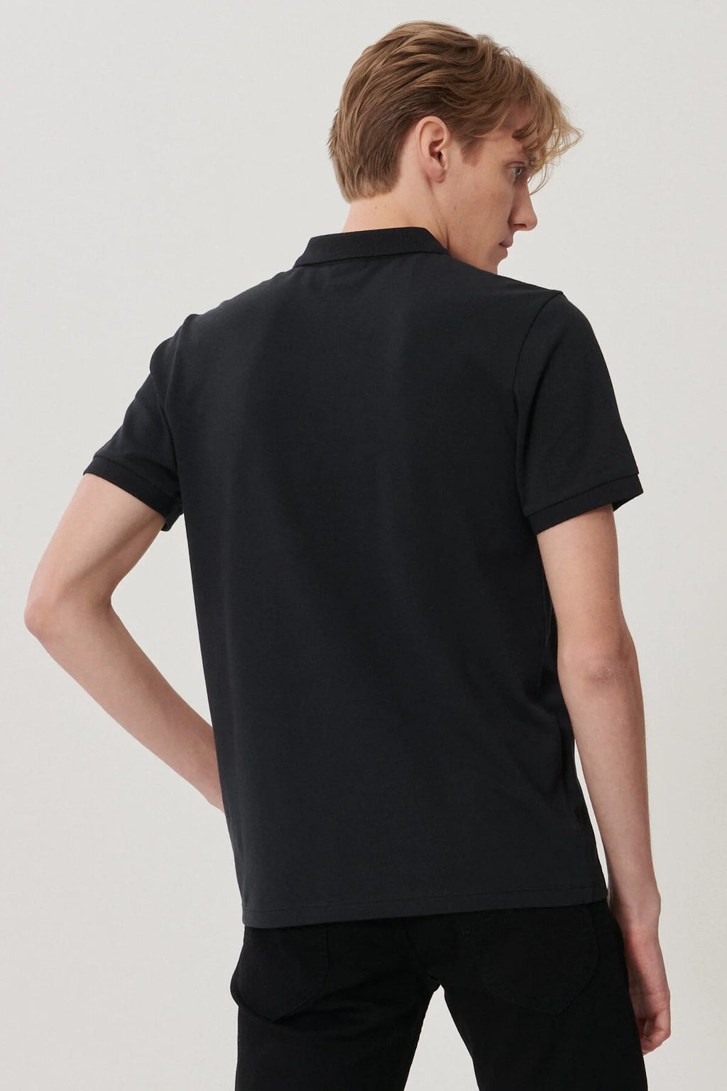 Lee Erkek Polo Yaka Kısa Kol T-Shirt - Minimalist Günlük Stil