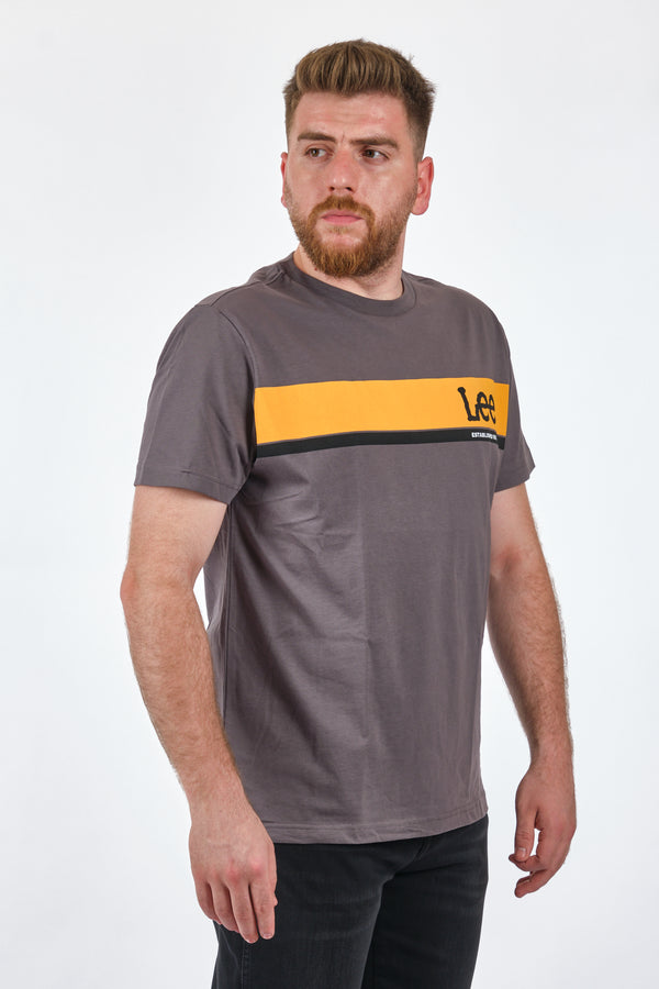 Lee Erkek Minimalist Kısa Kol T-Shirt - Günlük Stil