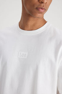 Lee Erkek Bisiklet Yaka Pamuklu Kısa Kol T-Shirt Kabartma Logo Detayı