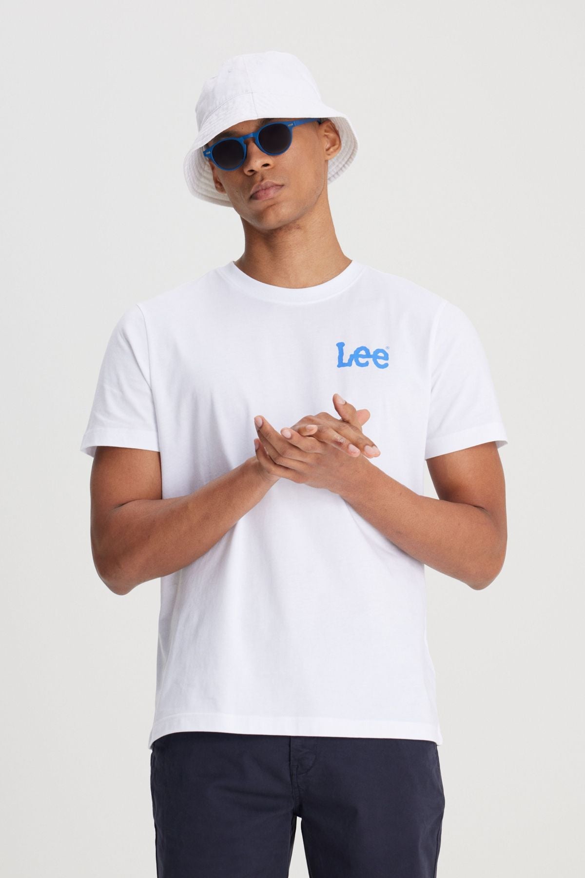 Lee Minimalist Erkek T-Shirt - Kısa Kol Yuvarlak Yaka Günlük Secondary image
