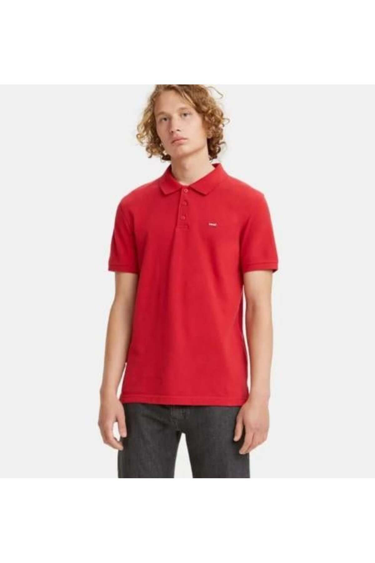 Levi's Erkek Kısa Kol Polo Yaka T-Shirt - Günlük & Minimalist Main image