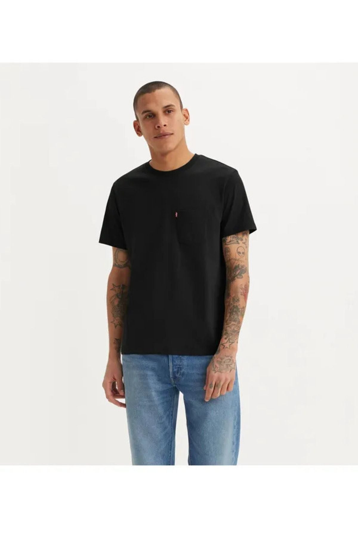 Levi's Erkek Minimalist Regular Fit Kısa Kol T-Shirt - Günlük Kombinler İçin Main image