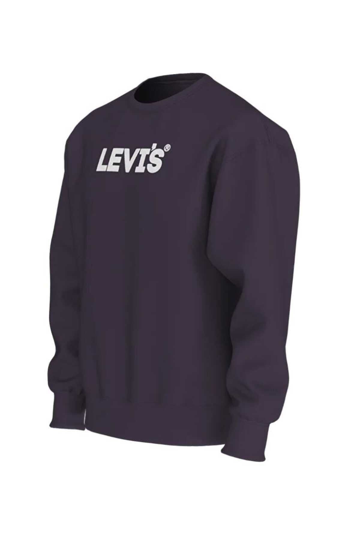 Levi's Erkek Minimalist Sweatshirt - Günlük Kullanım için Mükemmel