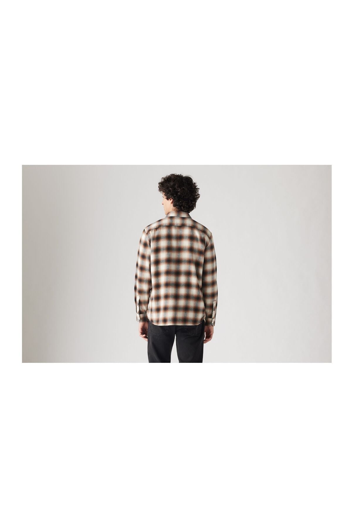 Levi's Erkek Oversize Uzun Kol Kareli Gömlek - Günlük Stil Secondary image