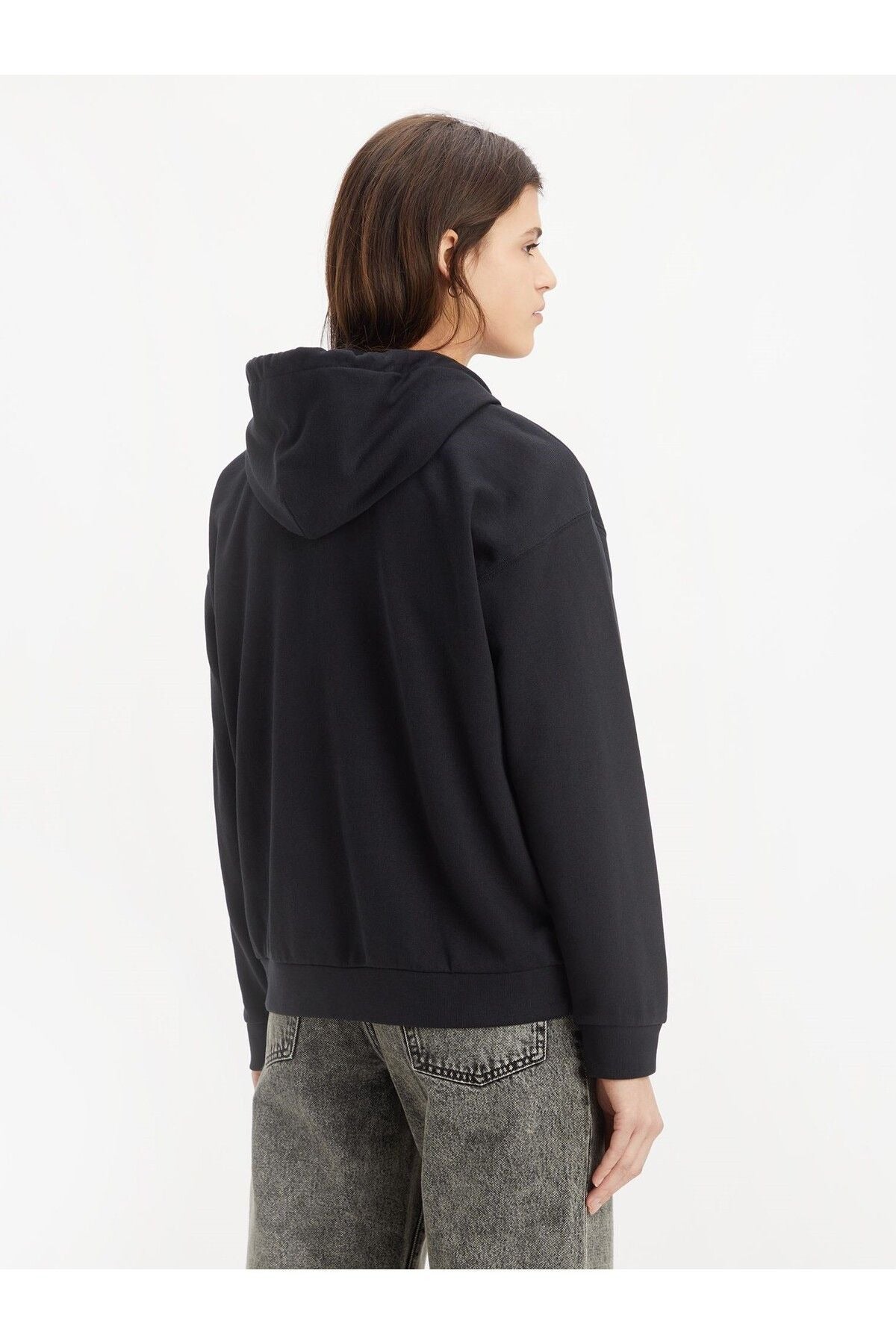 Levi's Oversize Kapüşonlu Crop Sweatshirt - Günlük Şıklık Secondary image