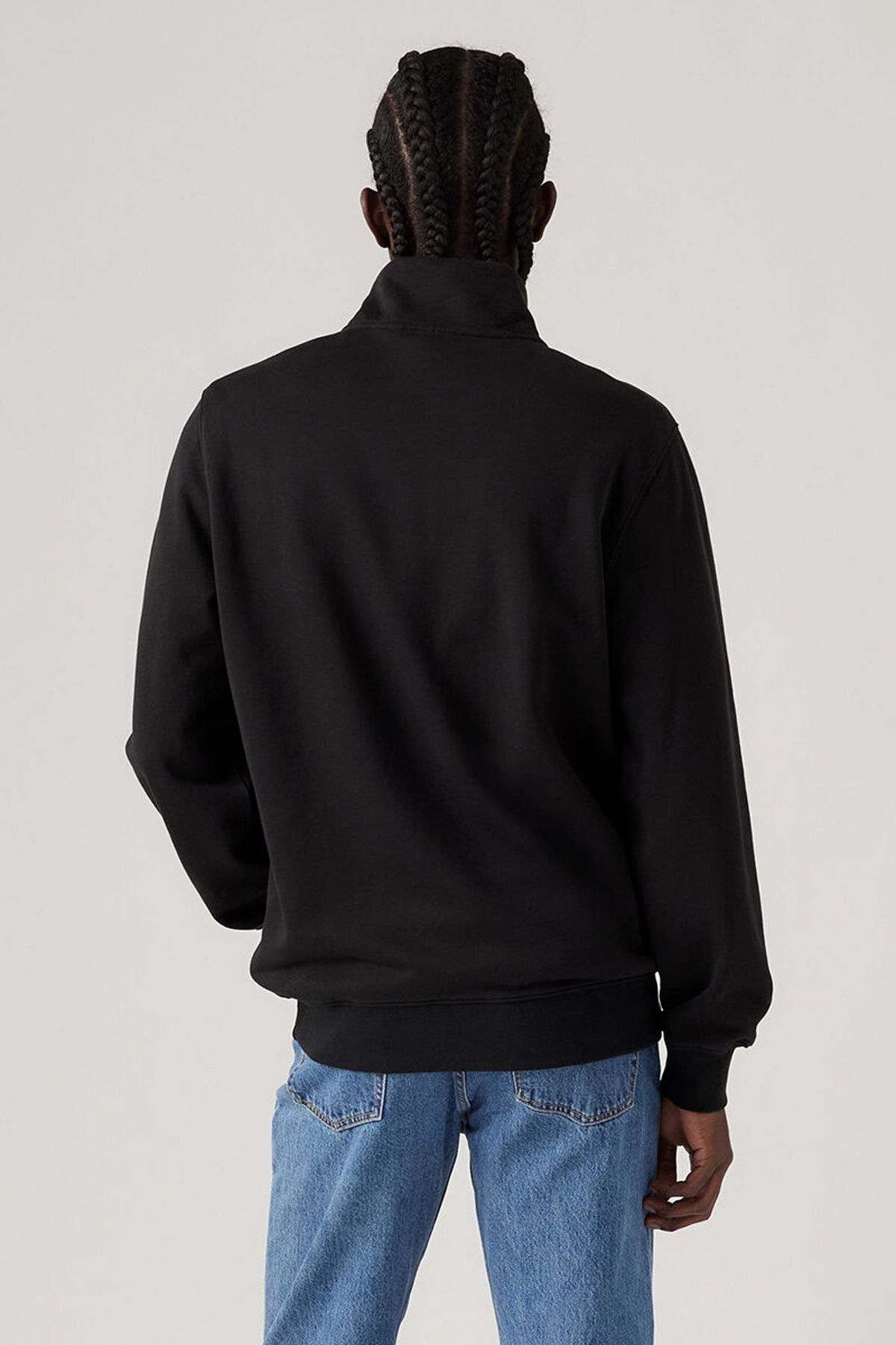 Levi's Oversize Yarım Fermuarlı Uzun Kol Erkek Sweatshirt - Günlük Stil Secondary image