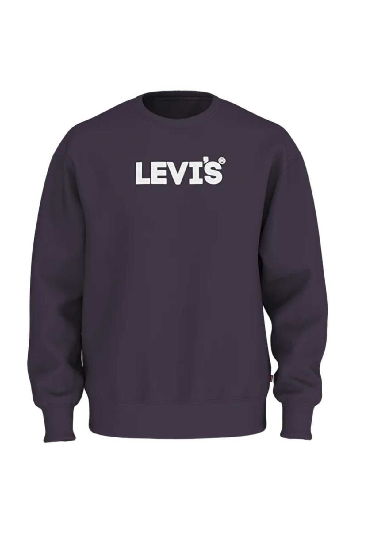 Levi's Erkek Minimalist Sweatshirt - Günlük Kullanım için Mükemmel