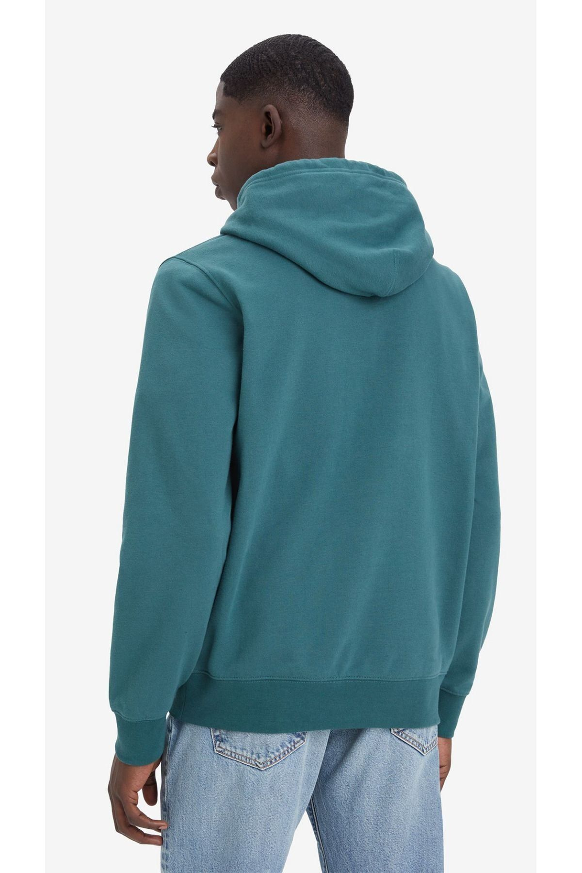 Levi's Erkek Oversize Kapüşonlu Sweatshirt - Günlük Kullanım İkincil görsel
