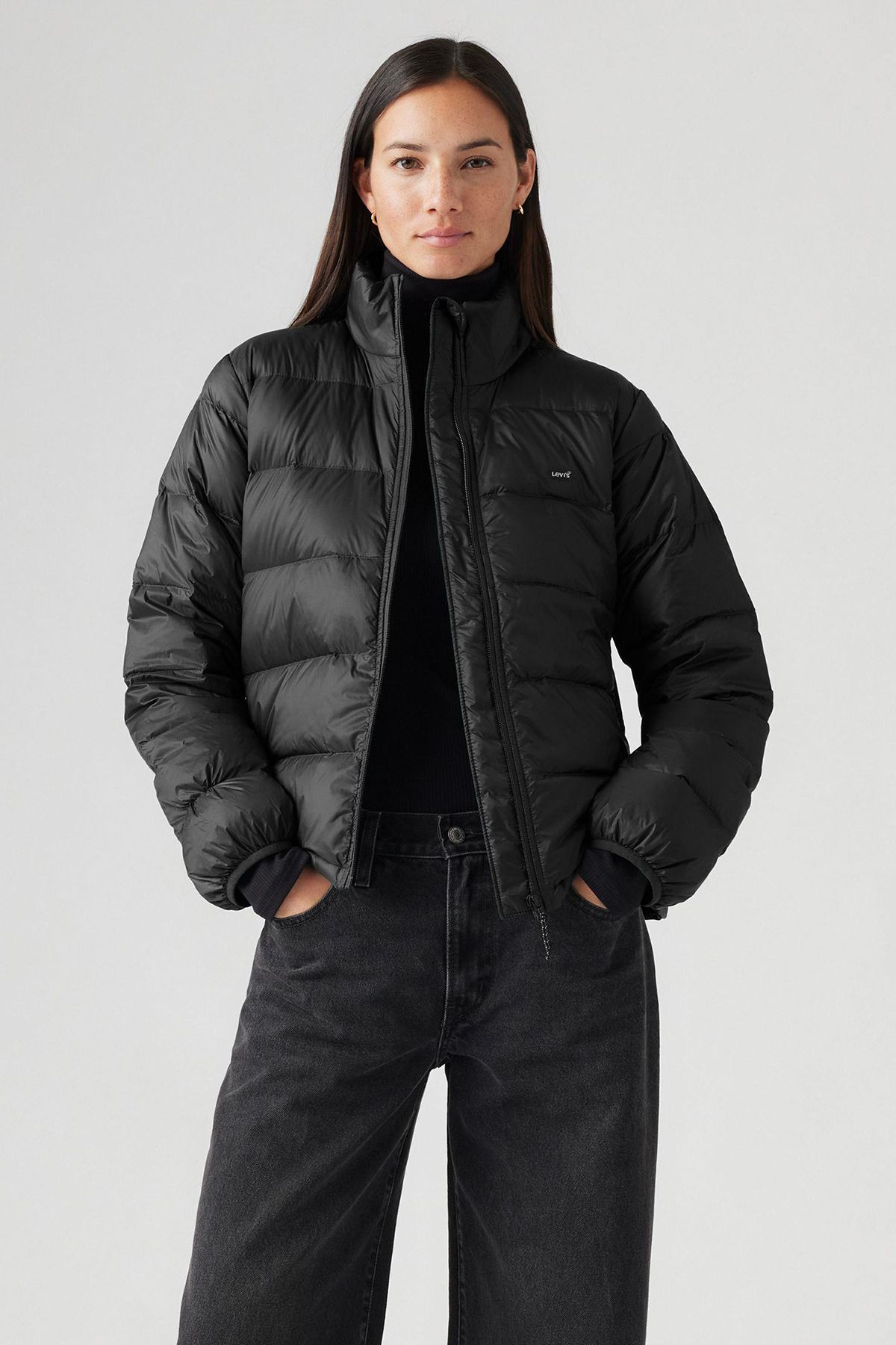 Levi's Oversize Crop Şişme Ceket - Minimalist Tarz