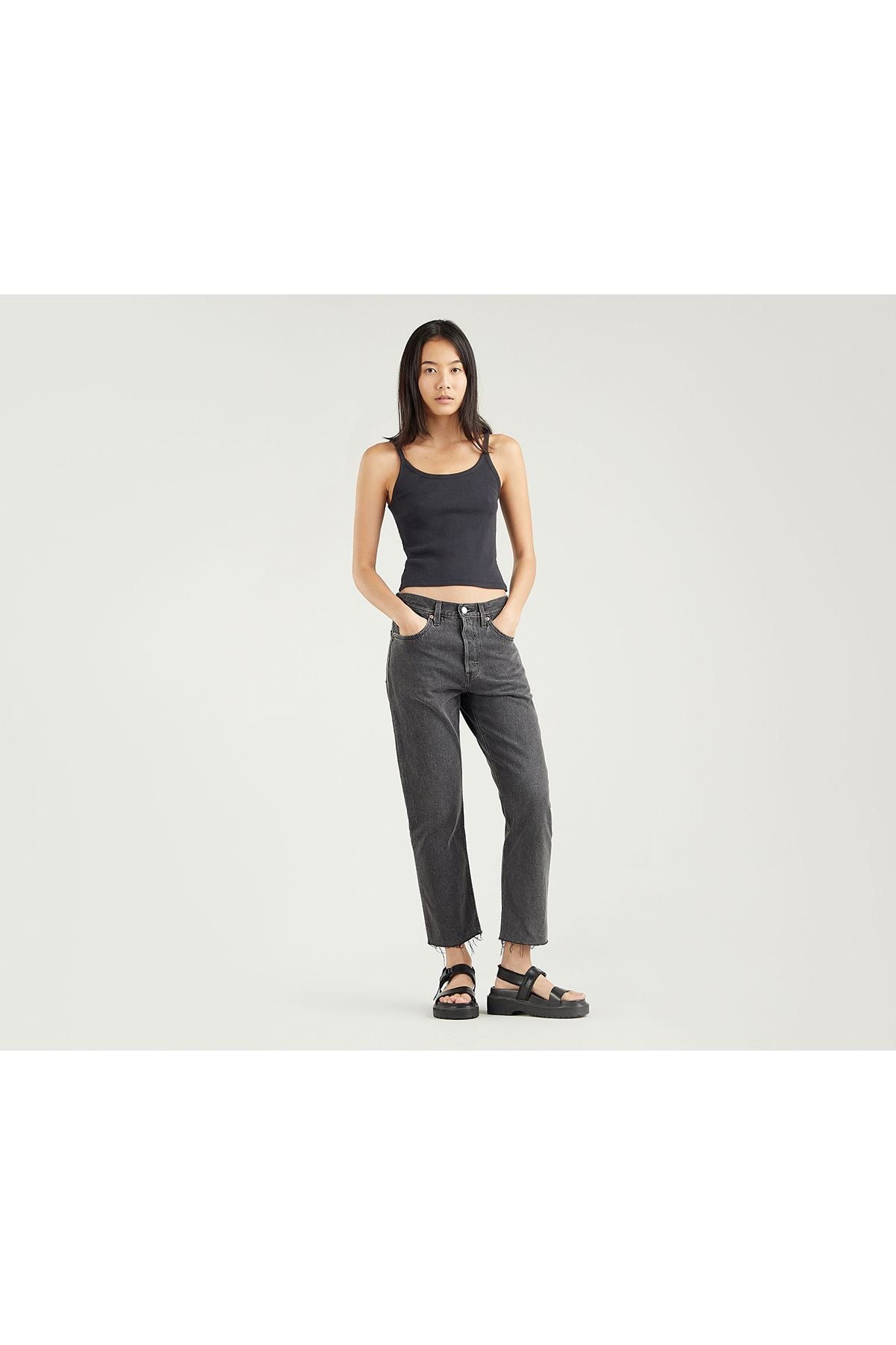 Levi's Kadın Minimalist Crop Jean Pantolon - Yüksek Bel