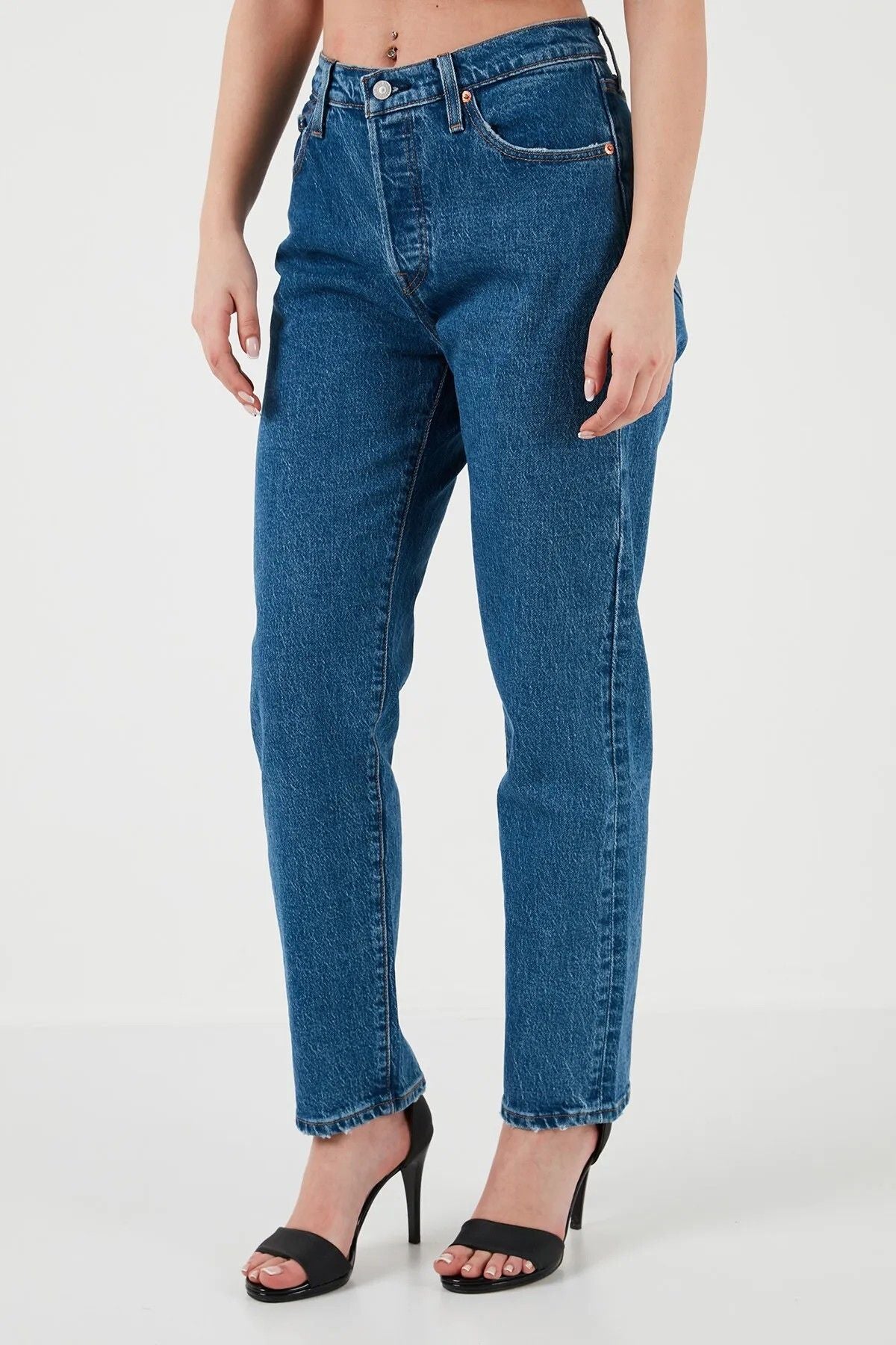Levi's 501 Kadın Kot Pantolon - Yüksek Bel Straight Kesim