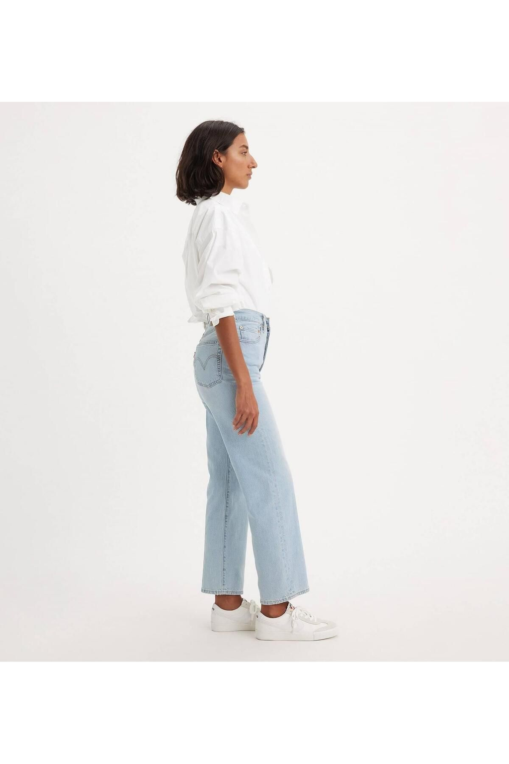 Levi's Yüksek Bel Straight Kadın Jean - Minimalist, Midi Boy