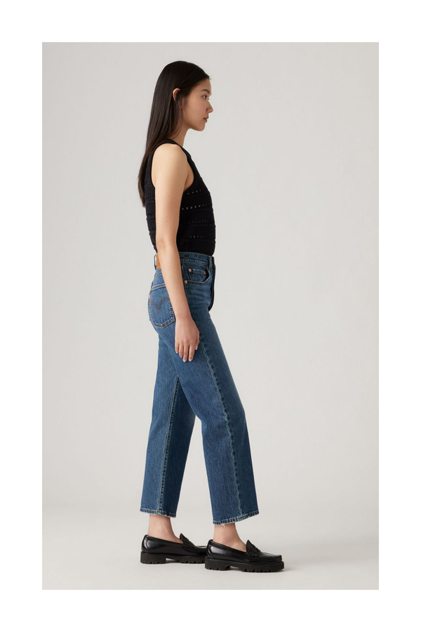 Levi's Yüksek Bel Midi Mom Jean - Oversize Günlük Kadın Kot Pantolon