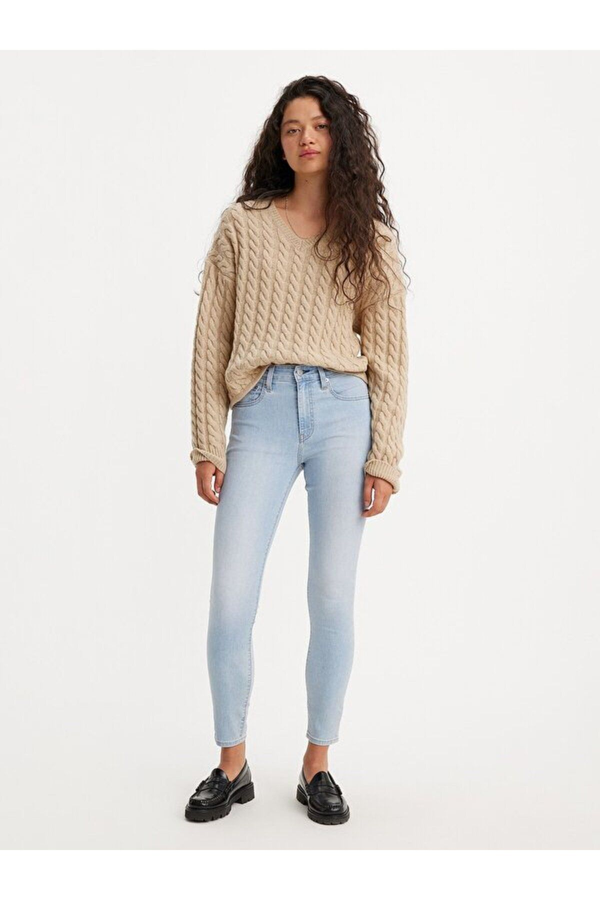 Levi's Yüksek Bel Dar Kesim Midi Jean - Minimalist Günlük Stil