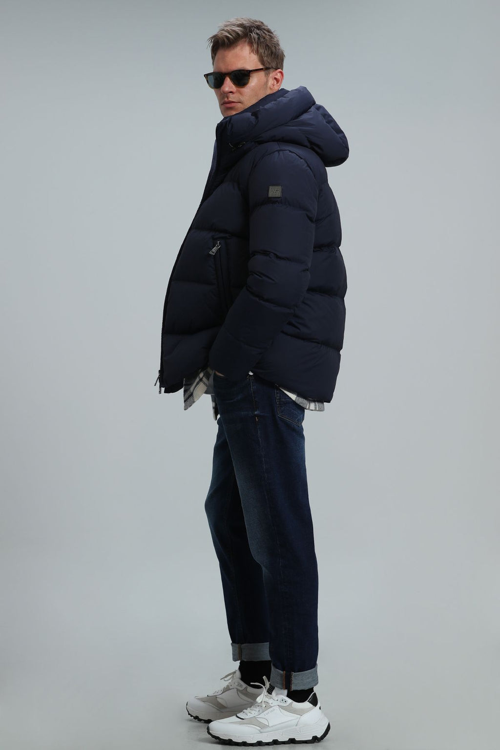 Lufian Oversize Minimalist Erkek Kışlık Mont - Regular Fit