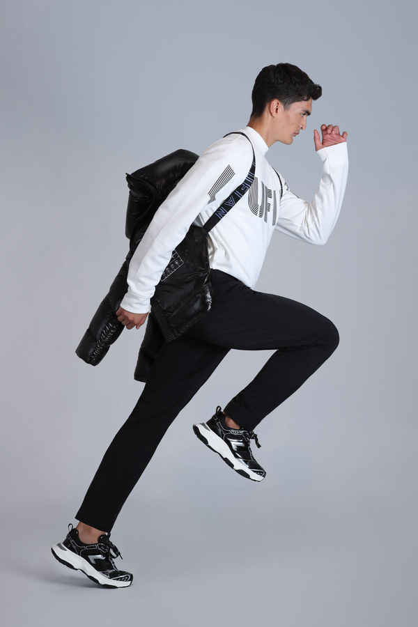 Lufian Oversize Uzun Kol Minimalist Erkek Sweatshirt - Günlük Stil