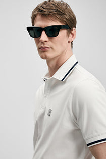 Lufian Erkek Regular Fit Polo Yaka Pike Kumaş Kısa Kollu T-Shirt