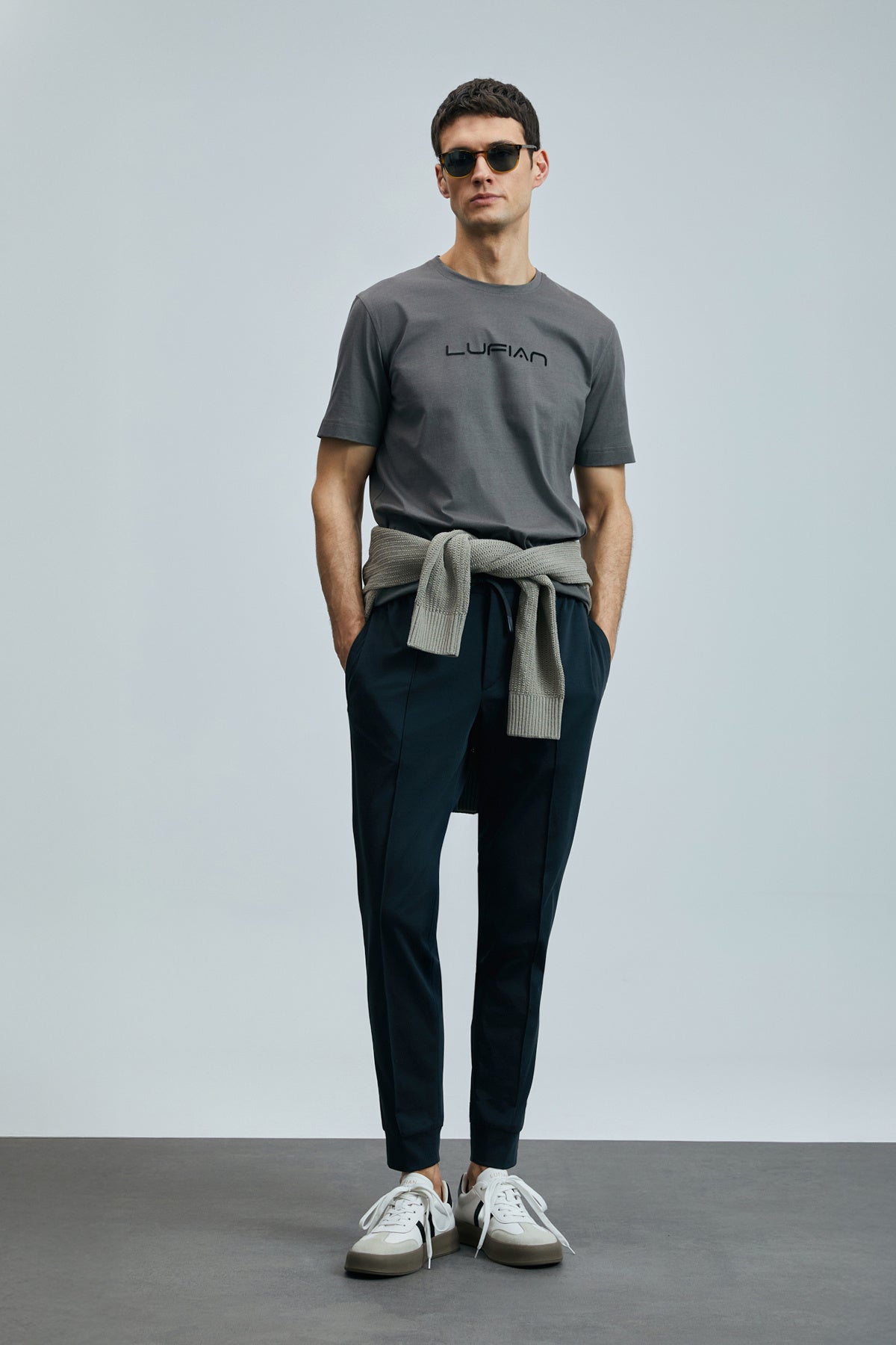 Lufian Minimalist Erkek Kısa Kol T-Shirt - Günlük, Rahat, Kaliteli