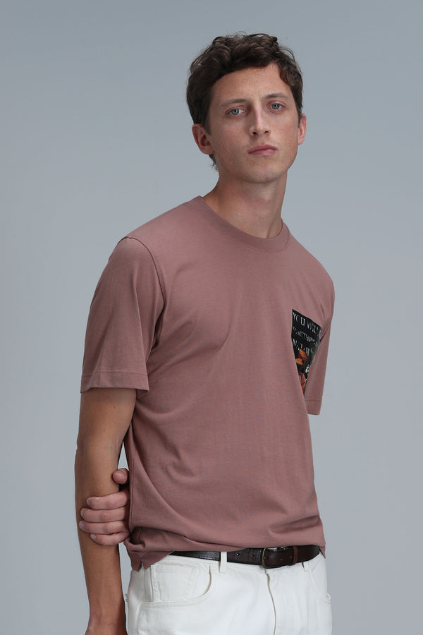Lufian Minimalist Oversize Yuvarlak Yaka Kısa Kol Erkek T-Shirt