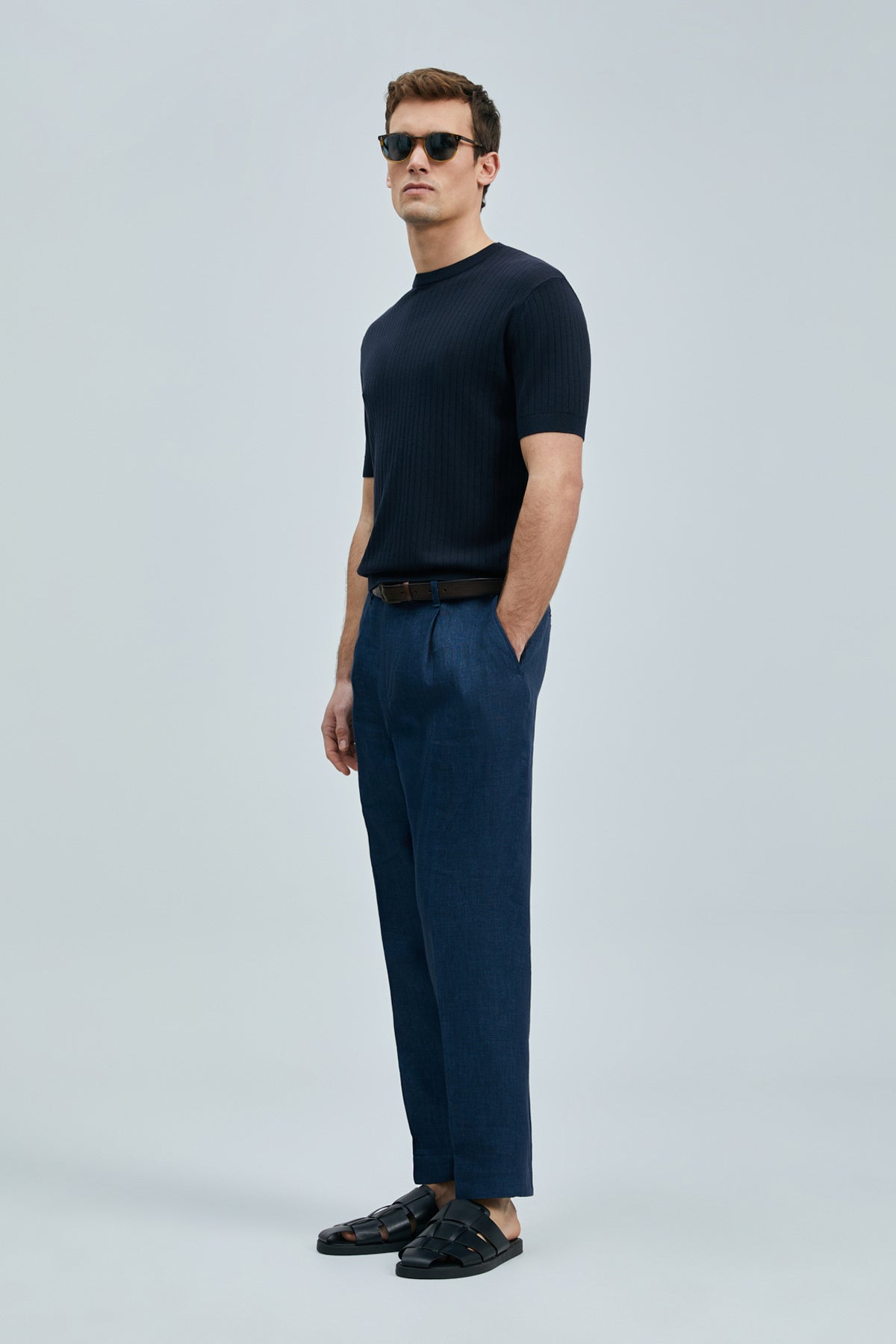 Lufian Minimalist Regular Fit Kısa Kol Erkek T-Shirt - Günlük Şıklık Secondary image