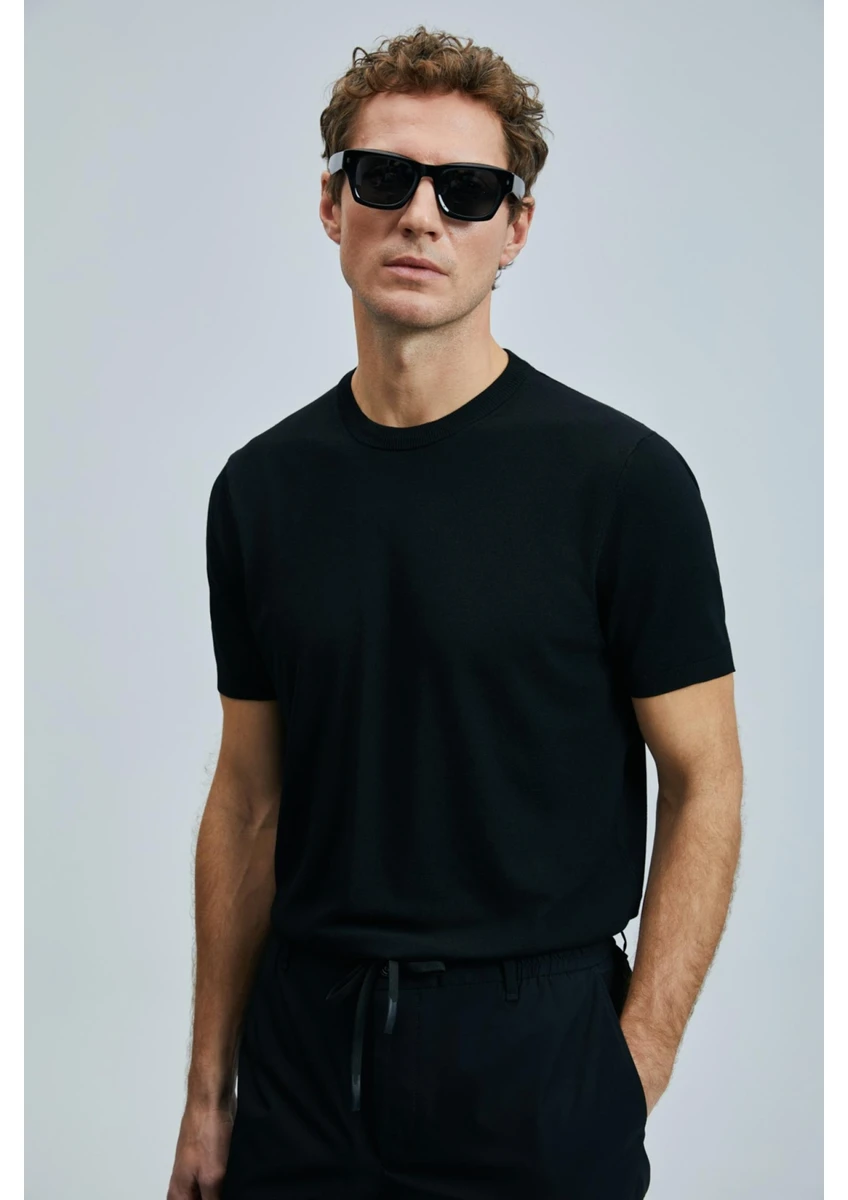 Lufian Minimalist Regular Fit Kısa Kol Erkek T-Shirt - Günlük Şıklık Secondary image