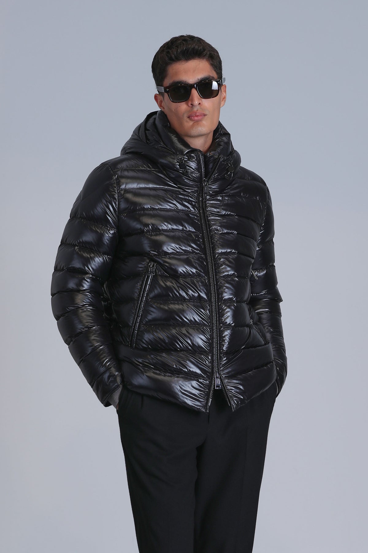 Lufian Oversize Kapüşonlu Erkek Kışlık Mont - Minimalist Tasarım
