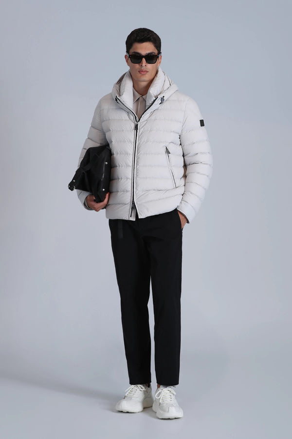 Lufian Oversize Kapüşonlu Erkek Kışlık Mont - Minimalist Tasarım