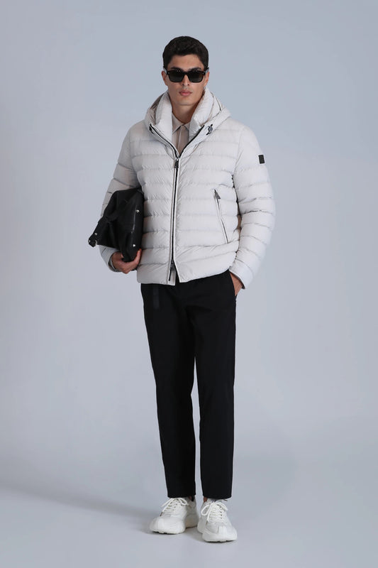 Lufian Oversize Kapüşonlu Erkek Kışlık Mont - Minimalist Tasarım