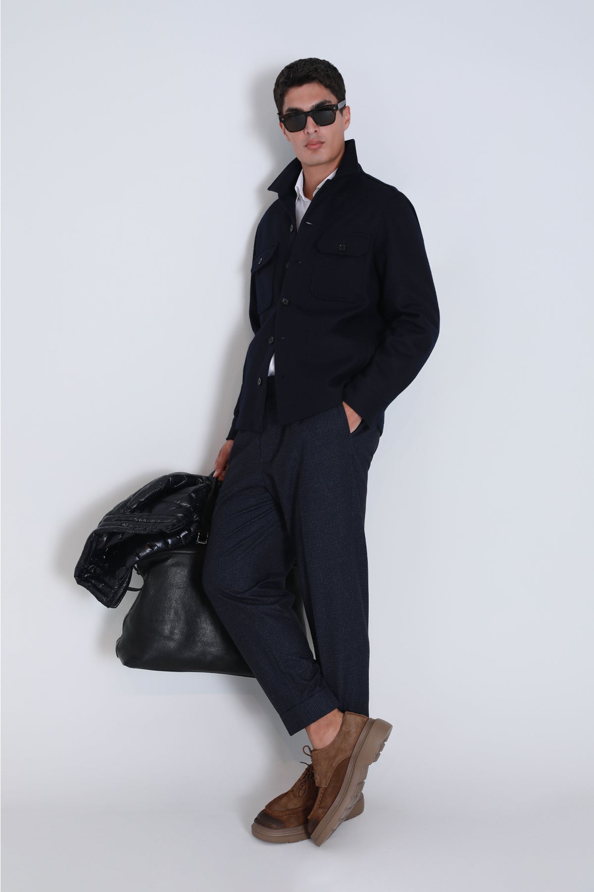 Lufian Oversize Minimalist Erkek Gömlek - Günlük Stil