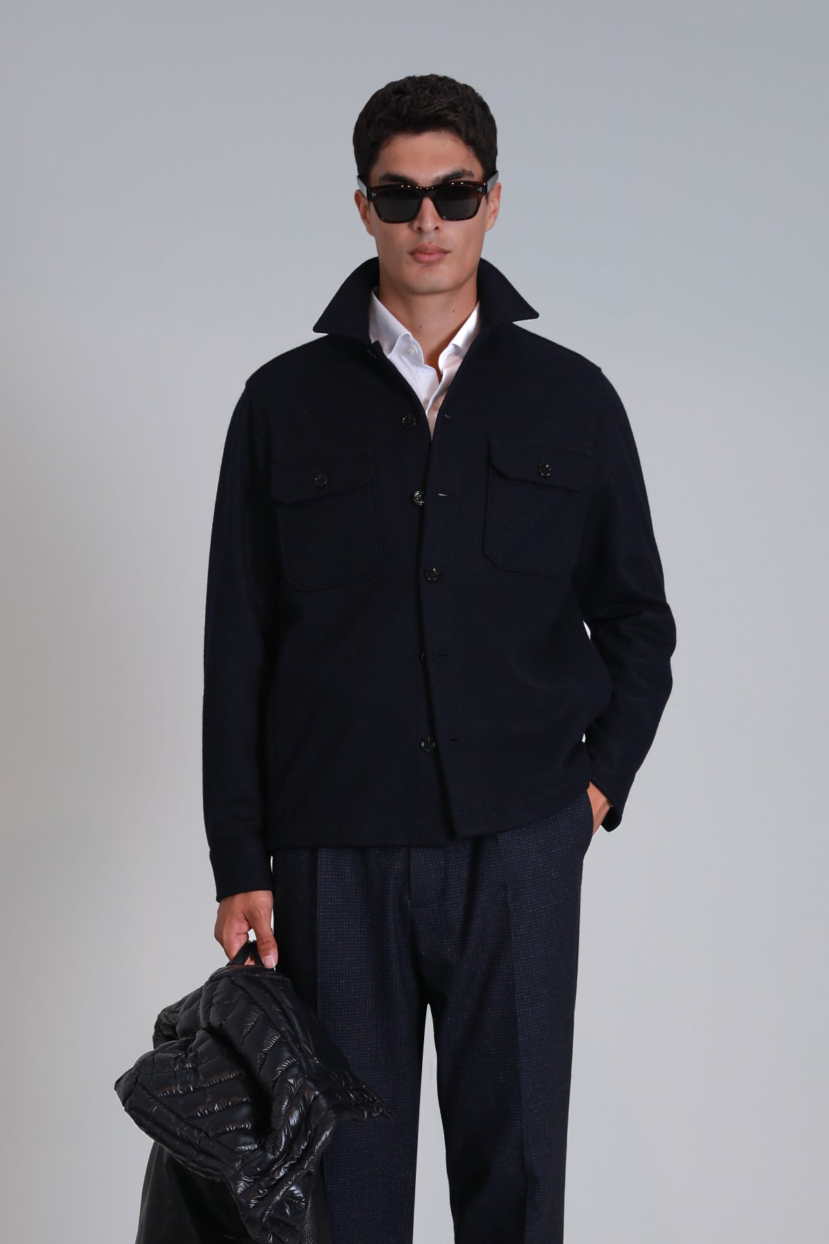 Lufian Oversize Minimalist Erkek Gömlek - Günlük Stil Secondary image