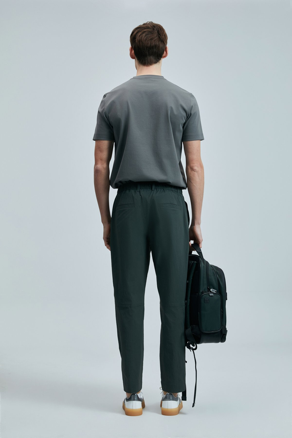 Lufian Oversize Minimalist Yuvarlak Yaka Kısa Kol Erkek T-Shirt