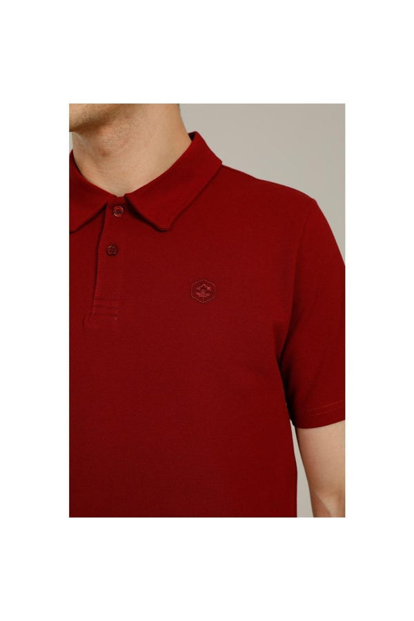 Lumberjack Erkek Minimalist Polo Yaka Kısa Kol T-Shirt - Rahat Kesim