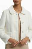 Ekol Plush Coat with Patch Pockets
