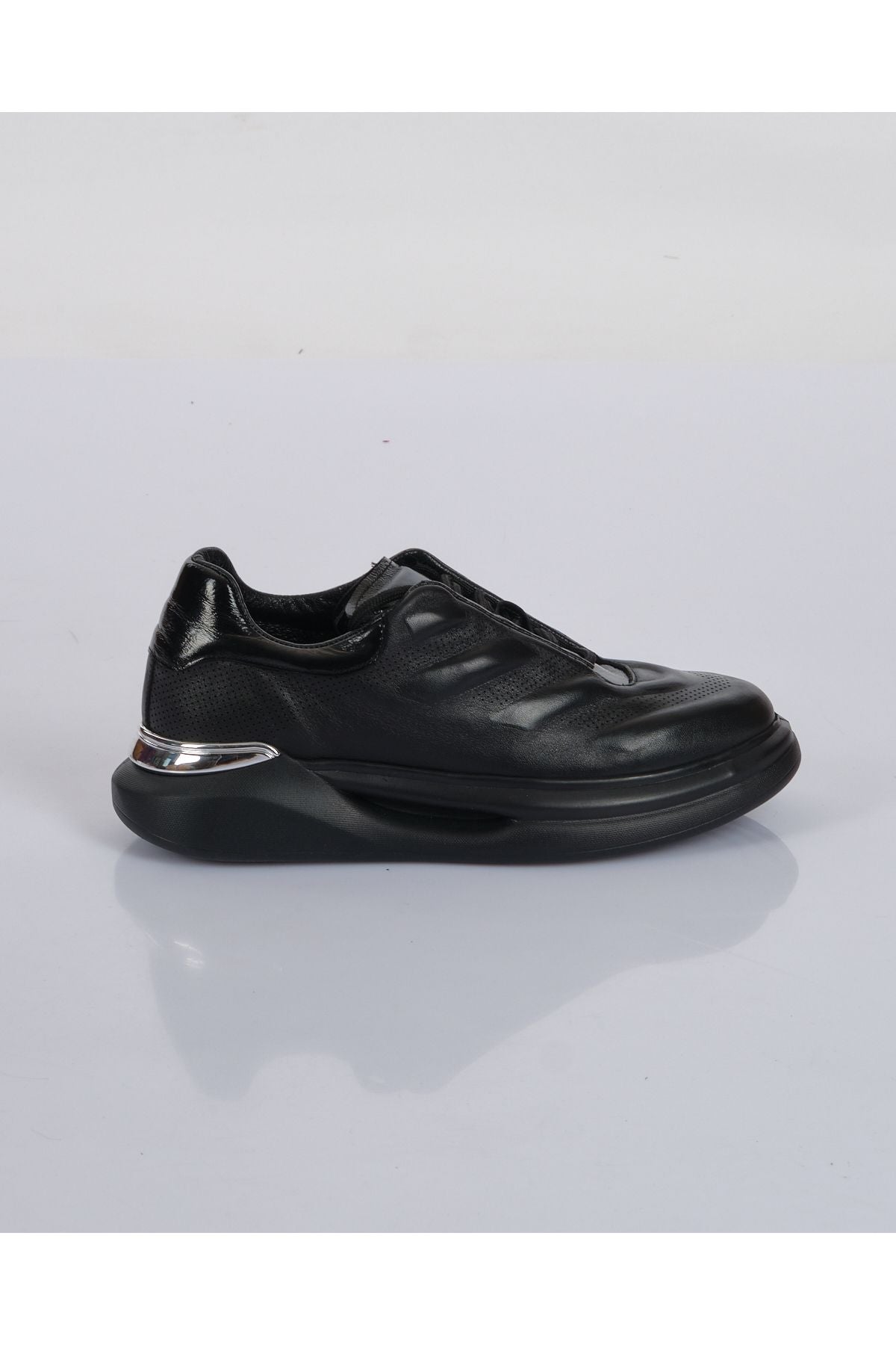 Marco Rossi Minimalist Deri Erkek Sneaker - Platform Taban
