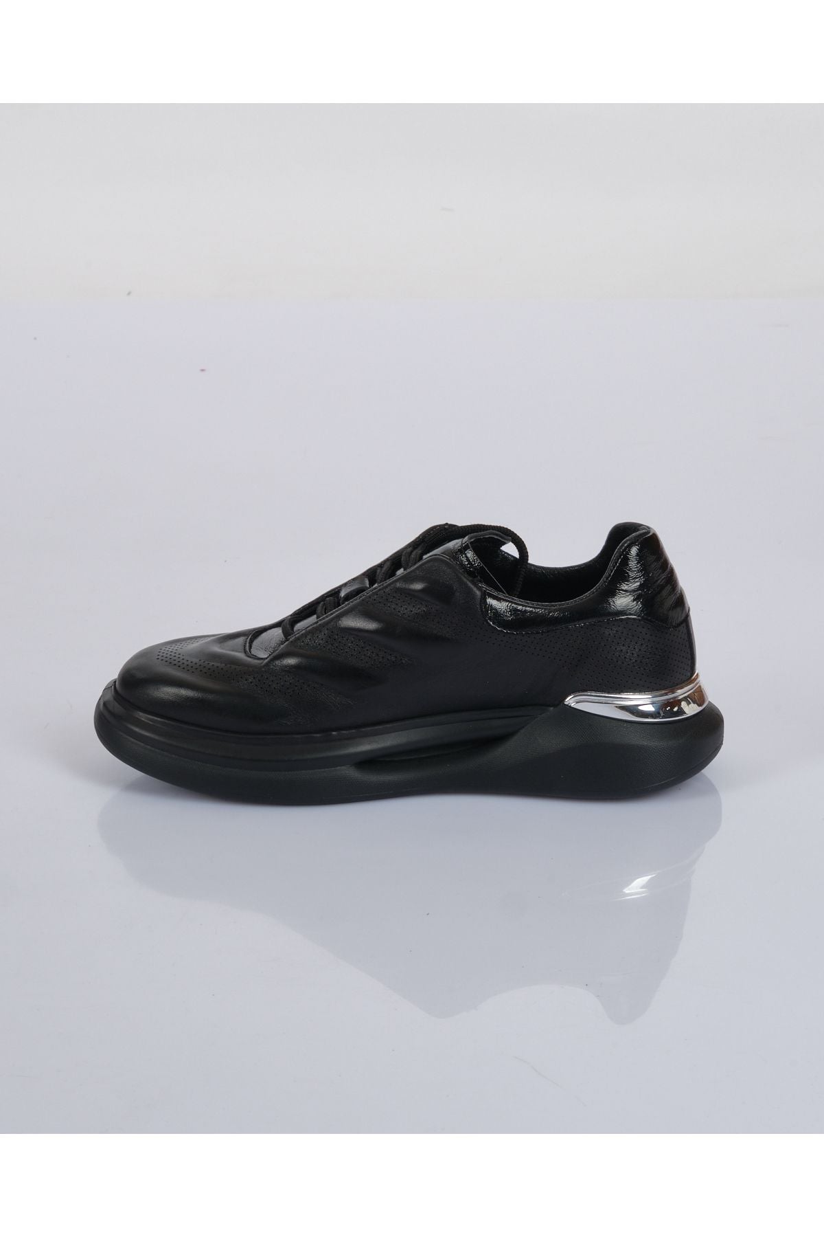 Marco Rossi Minimalist Deri Erkek Sneaker - Platform Taban