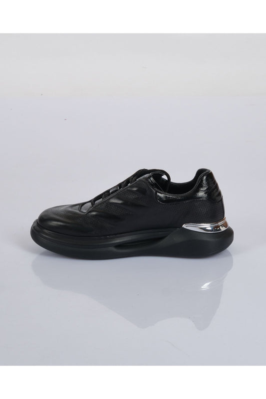 Marco Rossi Minimalist Deri Erkek Sneaker - Platform Taban