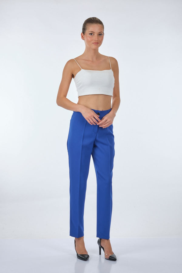Miaruj Minimalist Kadın Pantolon - Regular Fit - Günlük & Ofis